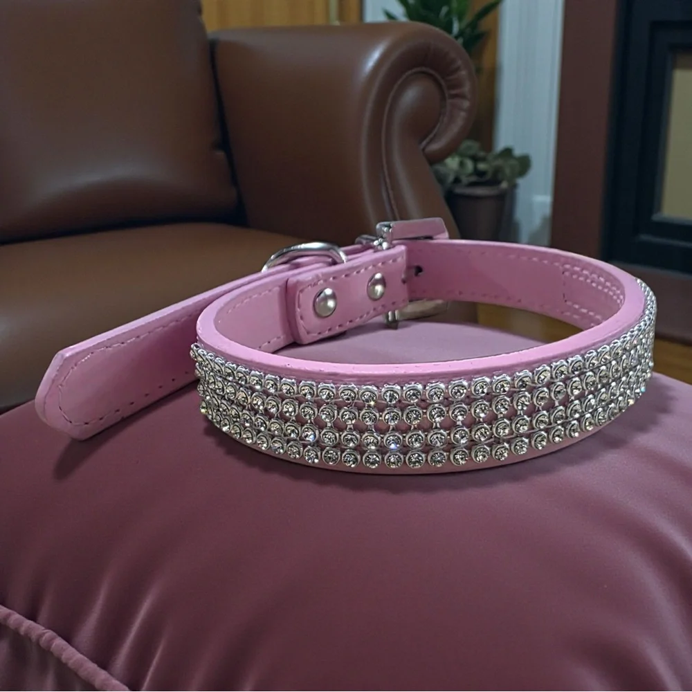 Rhinestone Dog Collar